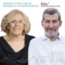 <p>Cartel de campaña de la candidatura Unidas por Madrid.</p>