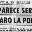 <p>Noticia de un periódico de la época sacada del documental García Caparrós Vive.</p>