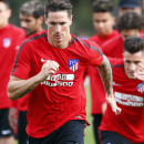 <p>Fernando Torres entrenándose el 1 de noviembre de 2017 </p>