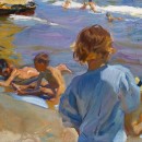 <p><em>Niños en la playa,</em> de Joaquín Sorolla.</p>