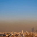 <p>La 'boina' de contaminación sobre la ciudad de Madrid.</p> (: SERGIO CAMBELO)