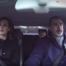 <p>La reina Letizia, el rey Felipe VI y las infantas, durante un viaje en coche. </p>