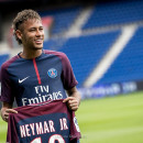 <p>Presentación de Neymar Jr. con el Paris Saint-Germain (PSG) el 4 de agosto de 2017. </p>