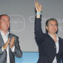 <p>Francisco Granados y José Carlos Boza presentando la candidatura del PP en Valdemoro, 2011. </p>