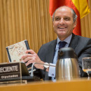 <p>Francisco Camps comparece en la comisión del Congreso que analiza la financiación de los partidos-</p>