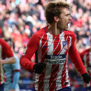 <p>Griezmann celebra un gol durante el partido de Liga contra el Celta.</p>