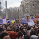 <p>Manifestación en Barcelona durante la huelga feminista del 8 de marzo de 2018.</p> (: Álex Tijero )