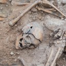 <p>Imagen de una exhumación en Zaragoza </p> (: PABLO IBANEZ)