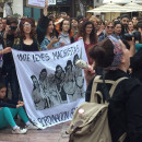 <p>Protesta tras conocerse la sentencia del juicio de La Manada. Málaga, 26 de abril de 2018. </p>