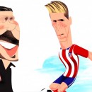 <p>Cholo Simeone y Fernando Torres.</p> (: Luis Grañena)