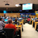 <p>Parlamento europeo durante la intervención de Pablo Hasel y el grupo de apoyo a Valtonyc.</p>