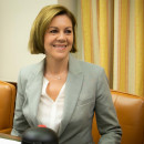 <p>María Dolores de Cospedal, secretaria general del Partido Popular, durante la comparecencia en la comisión de investigación sobre la financiación ilegal del partido. 29 de mayo de 2018.</p>
