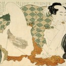 <p><em>Shunga</em> de Katsushika Hokusai (1815).</p> (: )