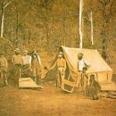 <p>Buscadores de oro durante la fiebre del oro australiana. </p>