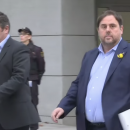 <p>Oriol Junqueras llegando a la Audiencia Nacional.</p>