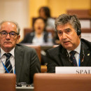 <p>Francisco Gonzalez e Ignacio Cosidó durante una sesión de la Asamblea Parlamentaria de la OSCE.</p>