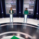 <p>Juan Marín, Susana Díaz, Teresa Rodríguez y Juanma Moreno durante el debate electoral en Canal Sur. </p>
