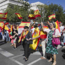 <p>Manifestación españolista en Madrid, el 7 de octubre de 2017.</p>