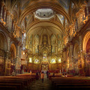 <p>Interior del monasterio de Montserrat, Barcelona.</p>