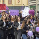 <p>Jóvenes, durante la jornada del 8 de marzo, en Madrid.</p> (: Manolo Finish)