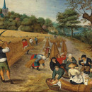 <p>Verano: los segadores (Pieter Bruegel el Joven, 1623).</p>