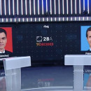 <p>Plató del debate del día 23 en TVE.</p>