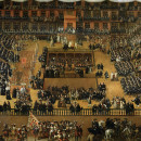 <p><em>Auto de fe en la plaza Mayor de Madrid</em>. 1683</p>