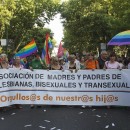 <p>Manifestantes durante el orgullo gay en Madrid. </p> (: MANOLO FINISH)