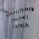 <p>“Necesitem un Salvini catala (sic)”. Una pintada en el barrio del Putxet-Farró.</p>