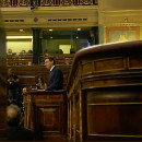 <p>Albert Rivera durante una de sus intervenciones en la primera sesión del debate de investidura. </p>