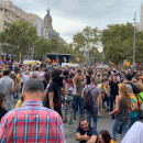 <p>Llegada de unas de las marchas de la libertad a Barcelona.</p>