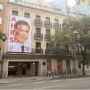 <p>Fachada de la sede en Ferraz (Madrid) del PSOE.</p>