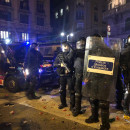 <p>Disturbios en Barcelona la noche del 26 de octubre. </p>