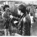 <p>Xosé Manuel Pereiro en el desalojo de un poblado chabolista en A Coruña en la década de los 90.</p>