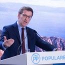 <p>Alberto Núñez Feijóo, en la Xunta directiva del PP de A Coruña en diciembre de 2018.</p>