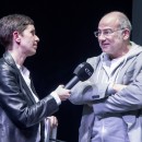 <p>Ángeles Caballero y Guillem Martínez en la fiesta de III aniversario de CTXT.</p>