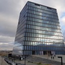 <p>Un edificio del centro de innovación Skolkovo cerca de Moscú.</p>