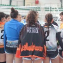<p>Las jugadoras del Extremadura Club Pacense de Voleibol</p>