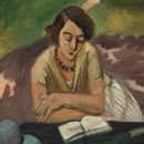 <p>'Mujer leyendo con parasol'. Henri Matisse, 1921.</p>