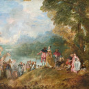 <p>'Peregrinación a la isla de Citera'. Antoine Watteau (1717)</p>