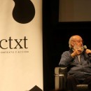 <p>José Luis Cuerda, en la presentación de CTXT en el Círculo de Bellas Artes, 2016. </p>