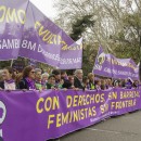 <p>Cabecera de la manifestación feminista del 8M de 2020 en Madrid.</p>