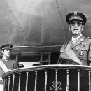 <p>Juan Carlos de Borbón y Francisco Franco, en 1969.</p>