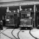 <p>Tranvías de Barcelona en los años 40.</p>