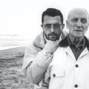 <p>Georges y Josep Bartoli en Saint-Cyprien en 1991.</p>