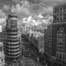 <p>Gran Vía de Madrid, fotografiada hace 10 años. </p>