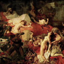 <p>La muerte de Sardánpalo. Eugene Delacroix (1827).</p>