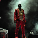 <p>Una actuación de Kanye West, en Chile, en 2011. </p>