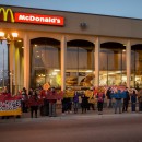 <p>Huelga de trabajadores en McDonald's en 2016 (Minesotta, EE.UU).</p> (: Fibonacci Blue)