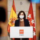 <p>Isabel Díaz Ayuso en rueda de prensa el pasado 18 de septiembre.</p>